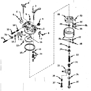 Part Location Diagram of A32580-24462 Craftsman Load block