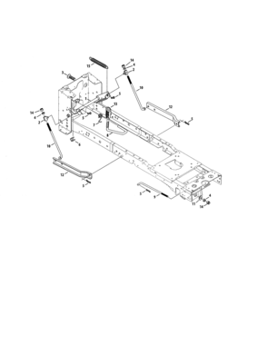 Part Location Diagram of 732-05241A MTD Lift Assist Spring