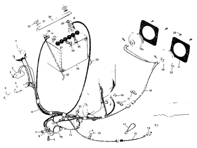 Wiring Diagram and Parts List for 536963630  Craftsman Lawn Mower