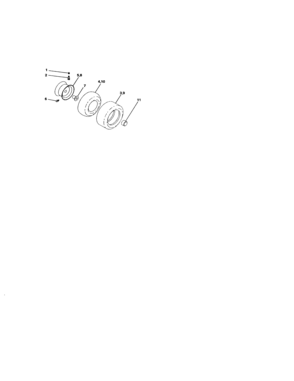 Wheels And Tires Diagram and Parts List for 917271550  Craftsman Lawn Tractor