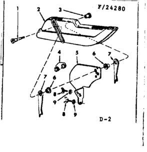 Part Location Diagram of 38678 Ridgid DRAIN CLEANER, K-45AF-5 AUST.