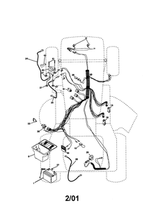 Diagram Diagram and Parts List for 917272080 Type 0 Craftsman Lawn Tractor