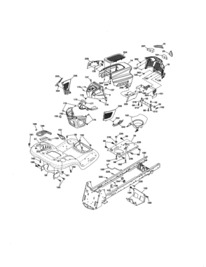 Part Location Diagram of 420545 Craftsman Console assembly deck lift
