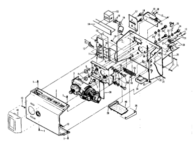 Part Location Diagram of 28824 Craftsman Clamp, rail mount.