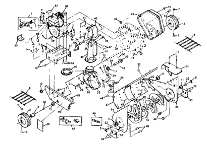 Part Location Diagram of 82216 Generac AIR CLNR STUD ASY
