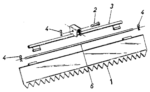 32" Leveling/grading Rake Diagram and Parts List for 486290580  Craftsman Tiller