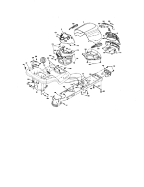 Chassis And Enclosures Diagram and Parts List for 917276841  Craftsman Lawn Tractor