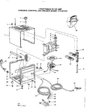 Part Location Diagram of 61352 Ridgid LEG, FRONT LEFT EXPORT