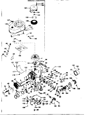 Part Location Diagram of 31471A Craftsman Mounting flange