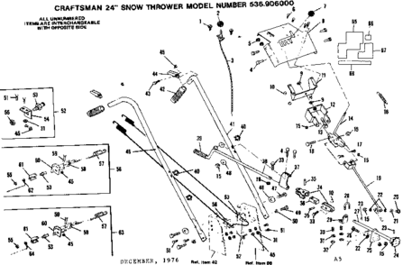 Part Location Diagram of 47370 Craftsman Bracket assembly