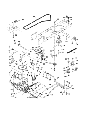 Part Location Diagram of 166228 Craftsman Transaxle Link