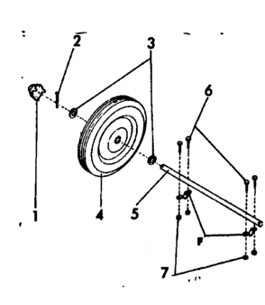 Undercarriage Assembly For 30 Gallon Cart Diagram and Parts List for 471450080  Craftsman Pressure Washer