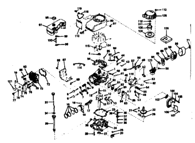 Part Location Diagram of 35837 Tecumseh Dipstick