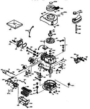 Engine 143.963812 (71/143) Diagram and Parts List for 143963812  Craftsman Engine
