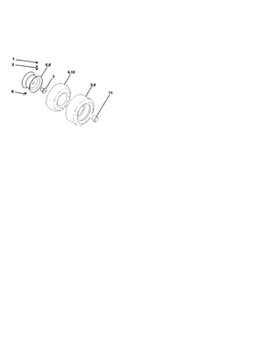 Wheels And Tires Diagram and Parts List for 917272059  Craftsman Lawn Tractor
