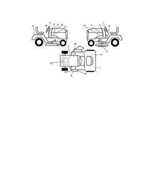 Decals Diagram and Parts List for 917275640  Craftsman Lawn Tractor