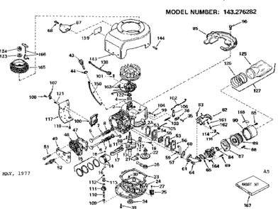 Part Location Diagram of 693999 Briggs and Stratton DISCONTINUED