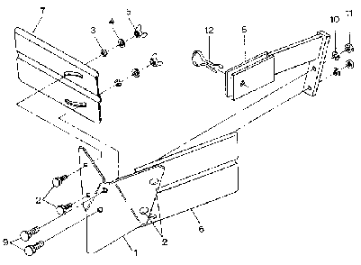 Part Location Diagram of 1356 Craftsman Bracket