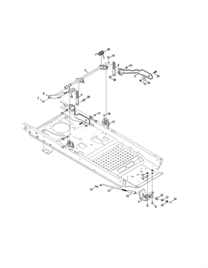 Lift Diagram and Parts List for 247204190  Craftsman Engine