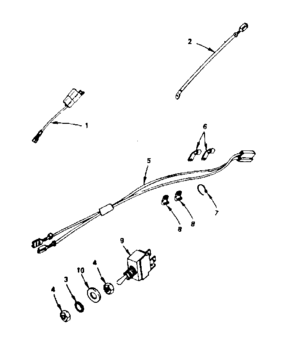 Electric 3-point Hitch--model Numbers Ta157ar And Ta157br Diagram and Parts List for 917TX220AR  Craftsman Tiller