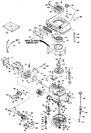 Part Location Diagram of 35641A Tecumseh Crankshaft