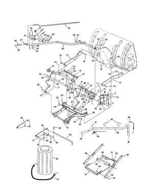 Weight Keg/lift Assy Diagram and Parts List for 486248463  Craftsman Snow Blower