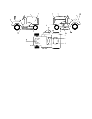 Decals Diagram and Parts List for 917254010  Craftsman Lawn Tractor