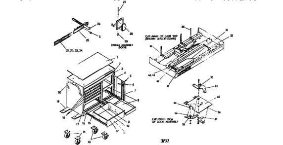 Part Location Diagram of M10030A19 Craftsman Lock set