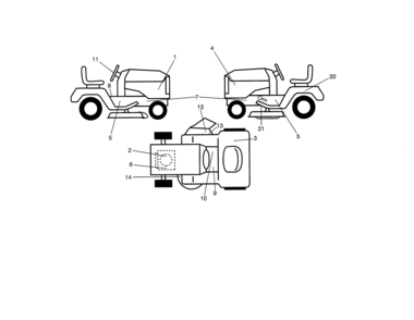 Decals Diagram and Parts List for 917990380  Craftsman Lawn Tractor