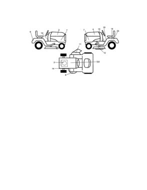 Part Location Diagram of 188097 Craftsman Engine decal