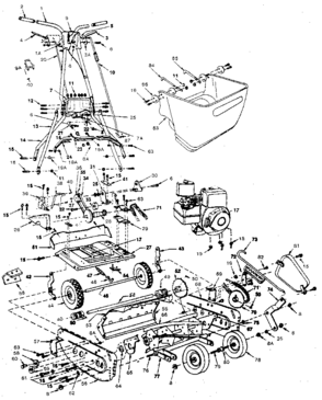 Part Location Diagram of 6034-B Craftsman Clutch belt