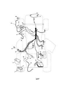 Diagram Diagram and Parts List for 917287050 Type 0 Craftsman Lawn Tractor