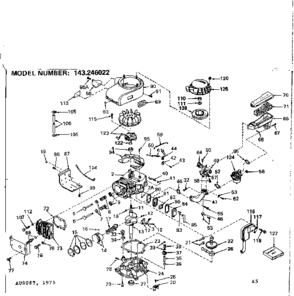 Part Location Diagram of 33954 Craftsman Muffler