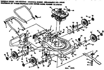 Part Location Diagram of 82402 Craftsman Engine