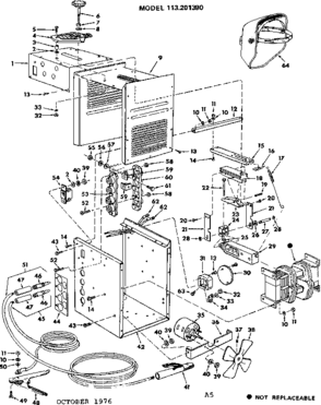 Part Location Diagram of 61301 Generac Latch