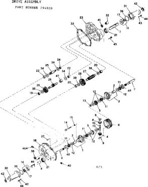 Replacement Parts Diagram and Parts List for 917794038  Craftsman Lawn Mower