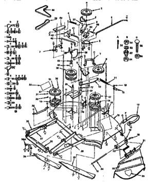 Part Location Diagram of 73P Craftsman Cap screw