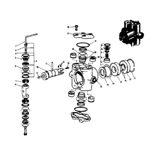 Pump Diagram and Parts List for 471461210  Craftsman Water Pump