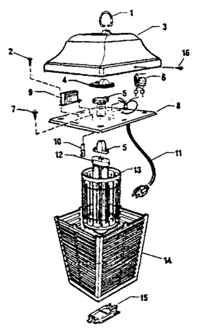 Part Location Diagram of 5446241 Craftsman Grid insulator