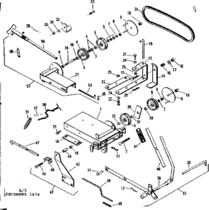 Part Location Diagram of GW-9677 MTD Screw - set