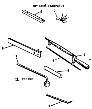 Optional Equipment Diagram and Parts List for 91763202  Craftsman Chainsaw