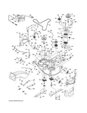 Part Location Diagram of 445880 Craftsman Belt mower