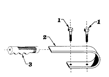 Handle Diagram and Parts List for 5803195-1  Craftsman Generator