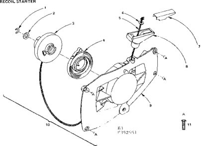 Part Location Diagram of 667A181 Craftsman Starter