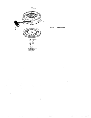 Rewind Starter Diagram and Parts List for 143016712  Craftsman Engine