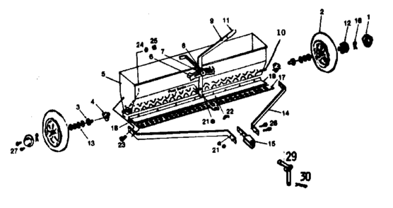 Replacement Parts Diagram and Parts List for 610241930  Craftsman Lawn Tractor