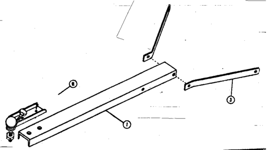 Trailer Hitch Assembly 55 Gal. Trailer Diagram and Parts List for 471450080  Craftsman Pressure Washer