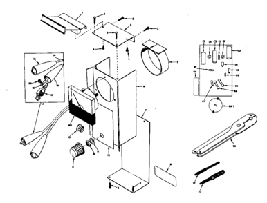 Part Location Diagram of 3007 Craftsman Clamp nut