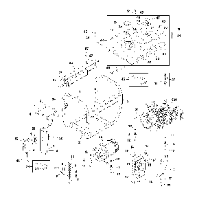 Main unit Diagram and Parts List for CMXGGAS030732  Craftsman Generator