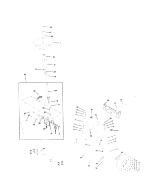Steering Assembly Diagram and Parts List for 917252750  Craftsman Lawn Tractor
